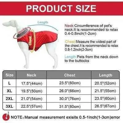 Royal Paws Winter Elegance Waterproof Dog Jacket