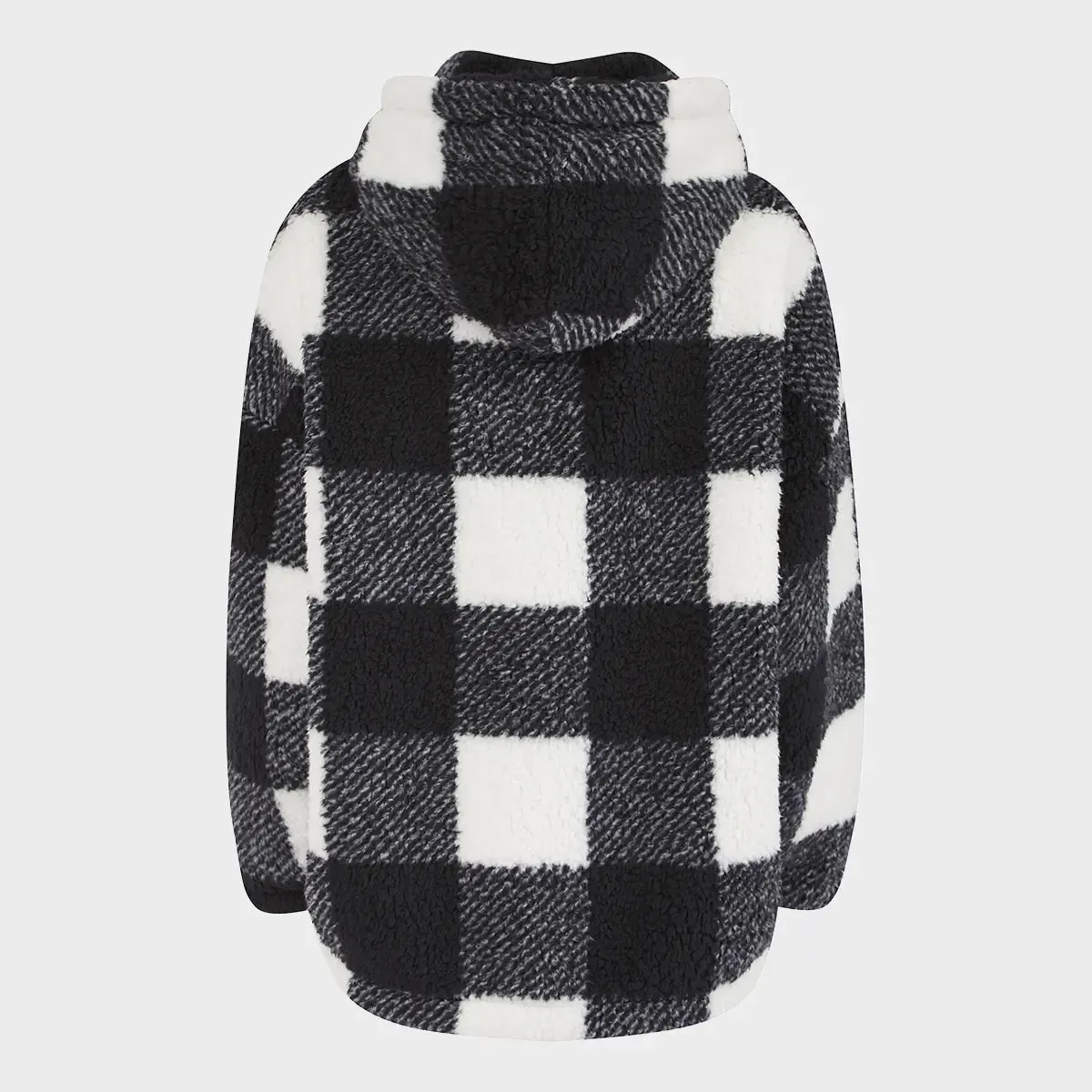 Saint and Sinner Ladies Checked Zip Fleece