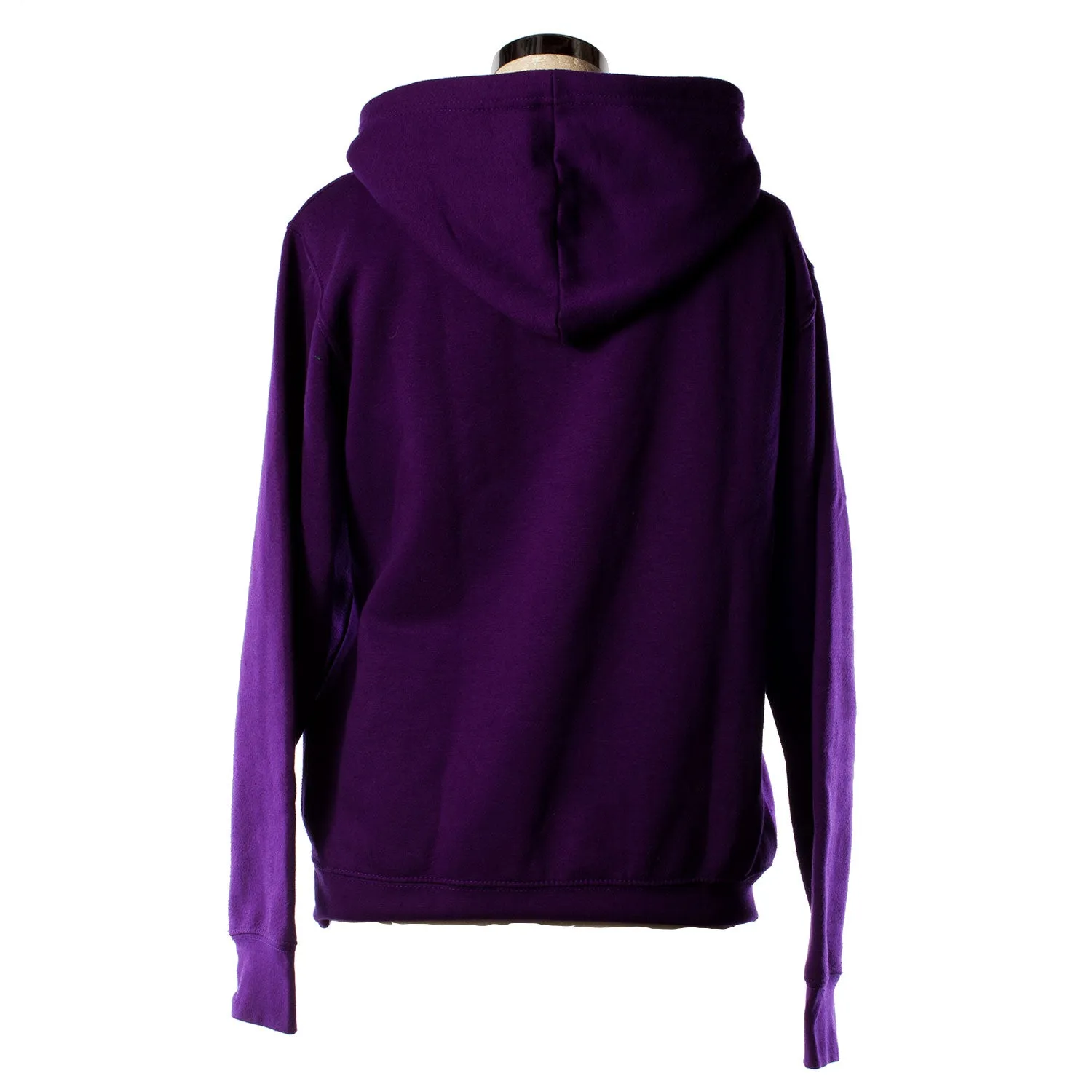 Scotland Harvard Print Hooded Top Purple