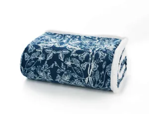 Secret Garden Printed Soft Sherpa Fleece 140x180cm Throw