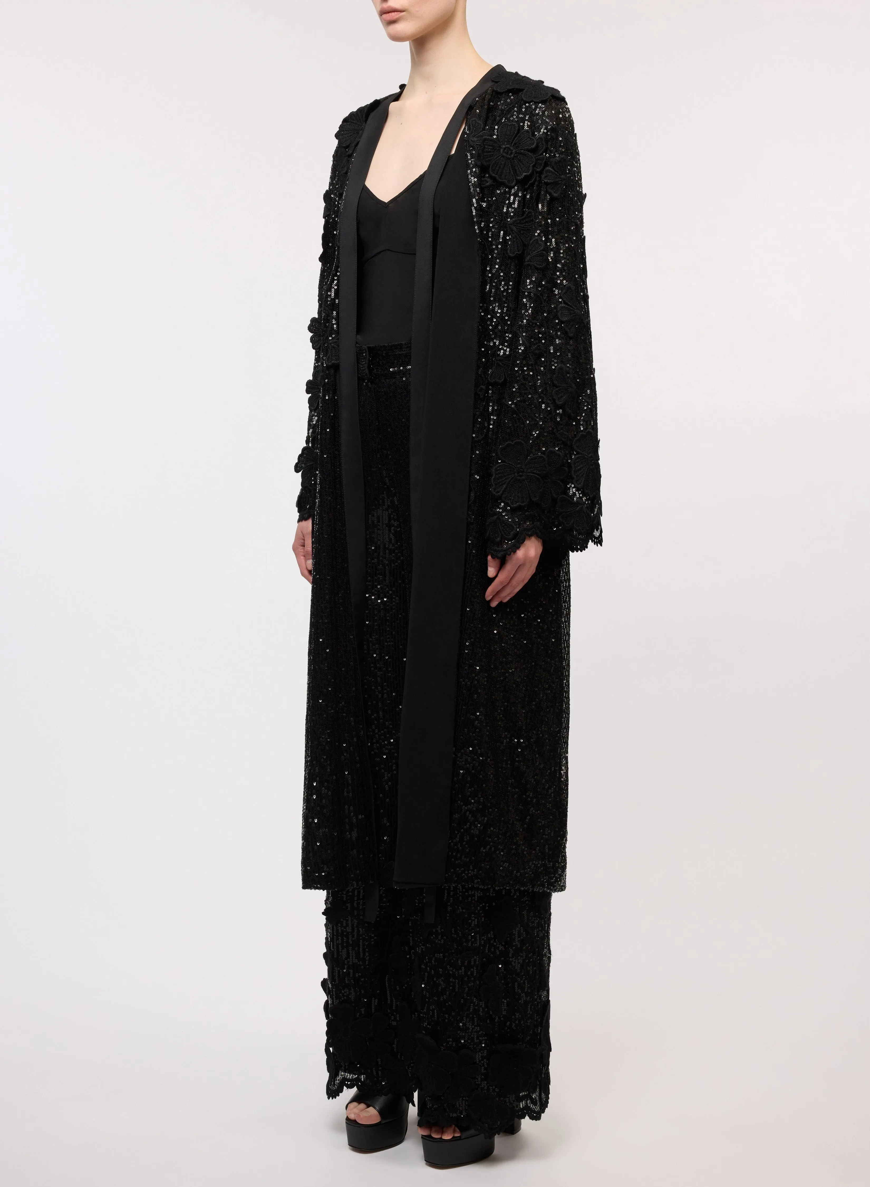 Sequin Embroidered Cape