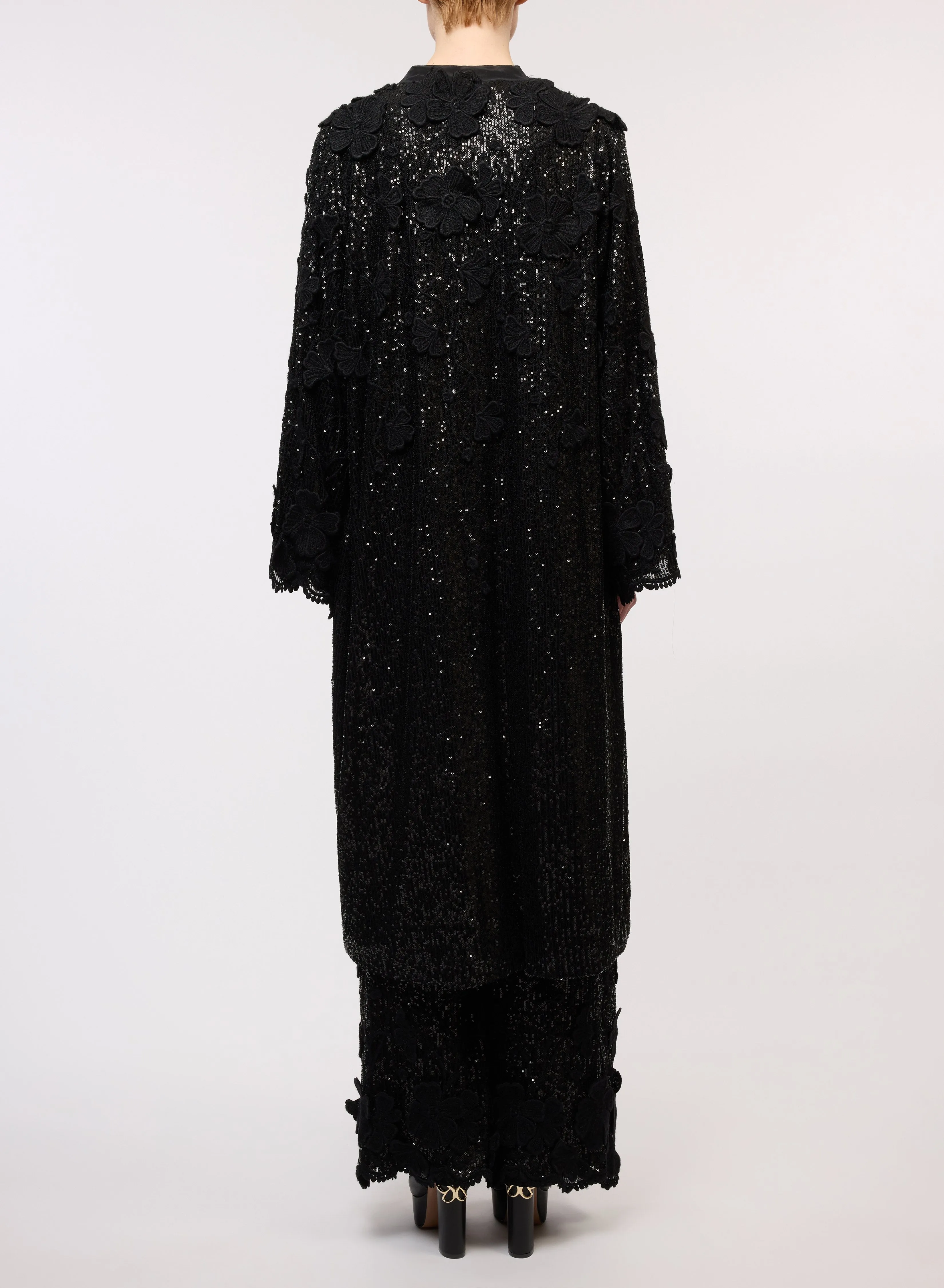 Sequin Embroidered Cape
