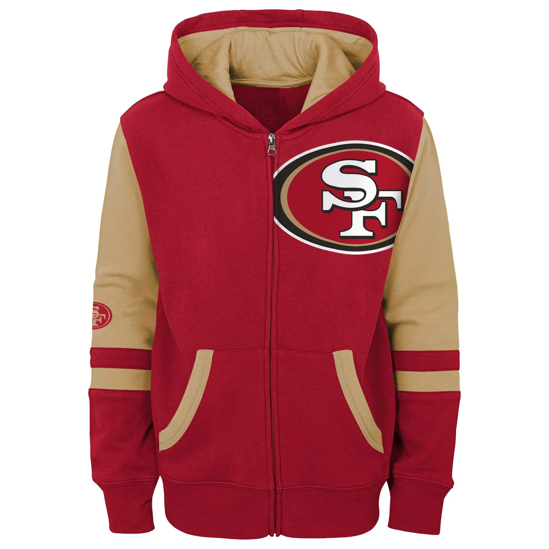 SF 49ers Zip Up Sweatshirt
