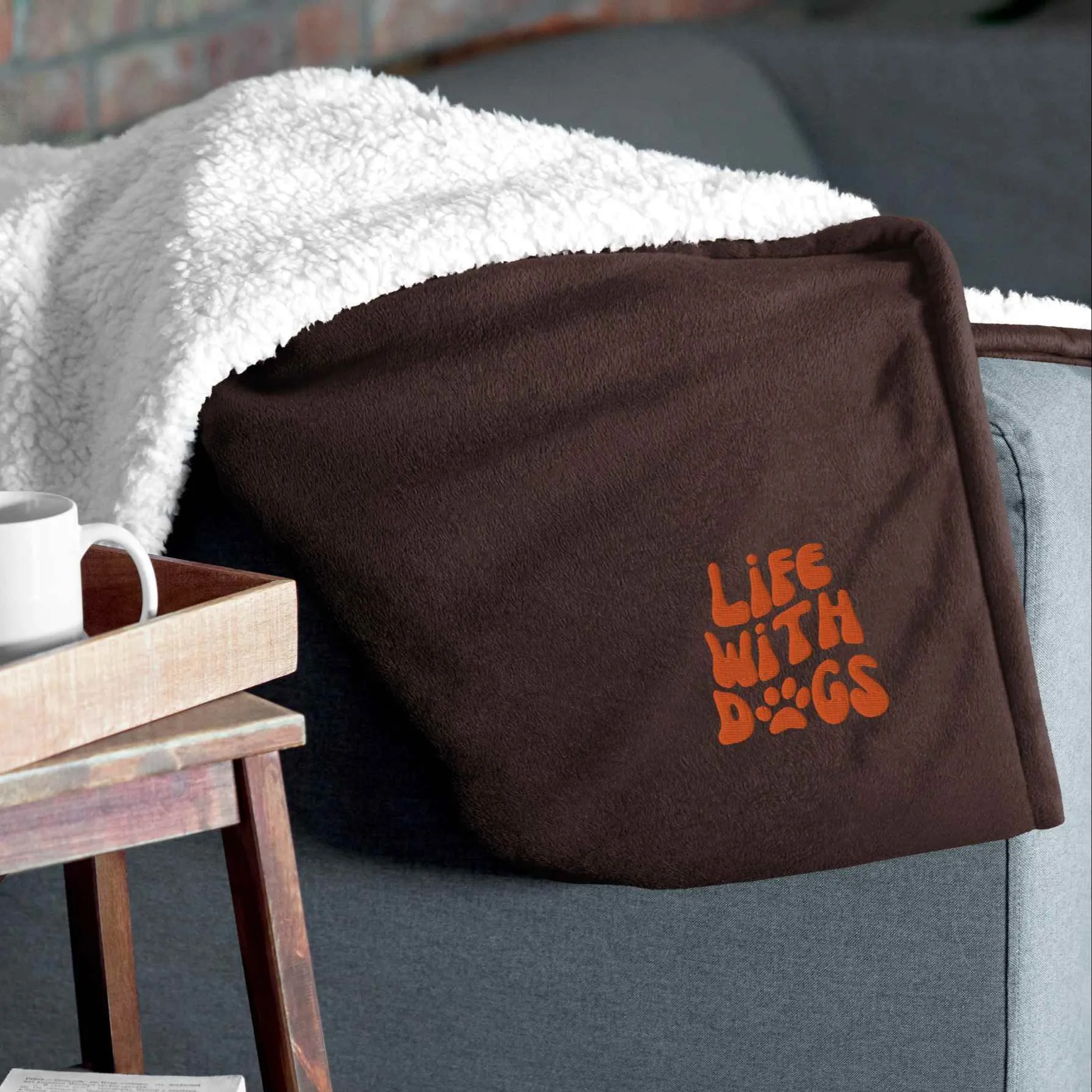 Sherpa Blanket for Dog Lovers