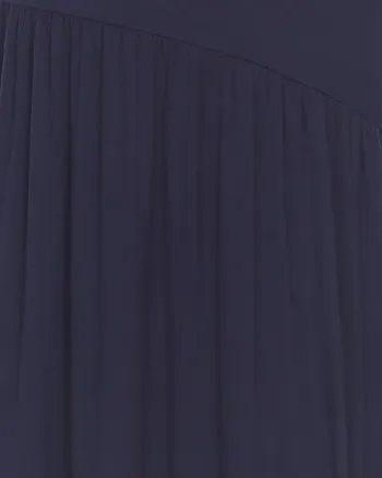 Short Sleeves Maxi Dress | Navy