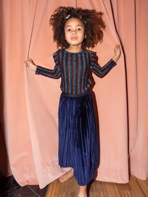 Sonia Rykiel Lita Shimmer Pleated Skirt