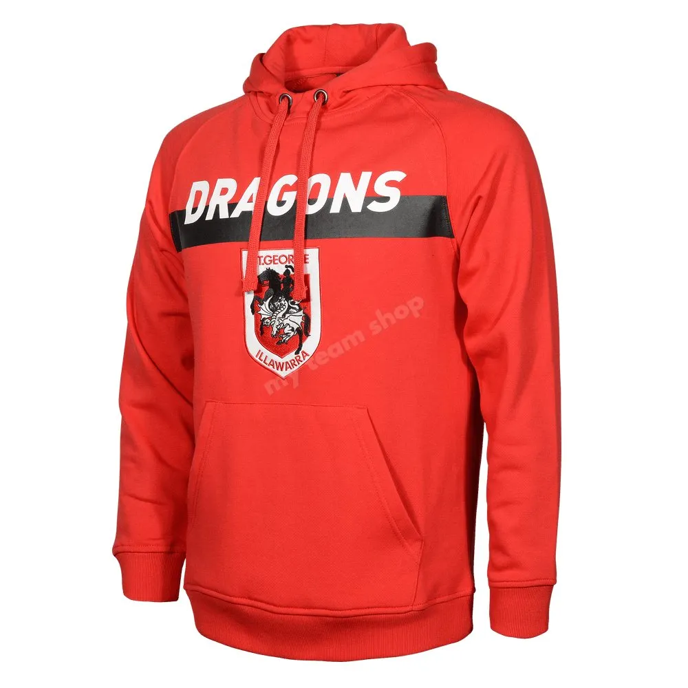 ST. GEORGE DRAGONS NRL MENS FLEECE HOODIE