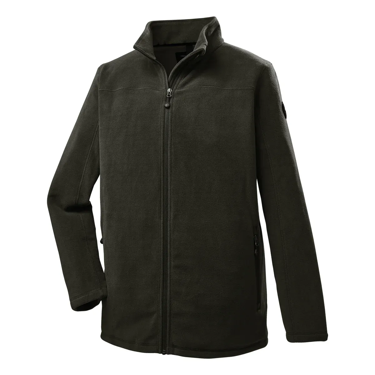 Stoy Earle Mens Plus Size Zip Fleece Jacket Green Anthracite Sizes 3XL-4XL