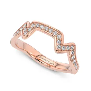 Table Mountain Pavé Diamond Ring