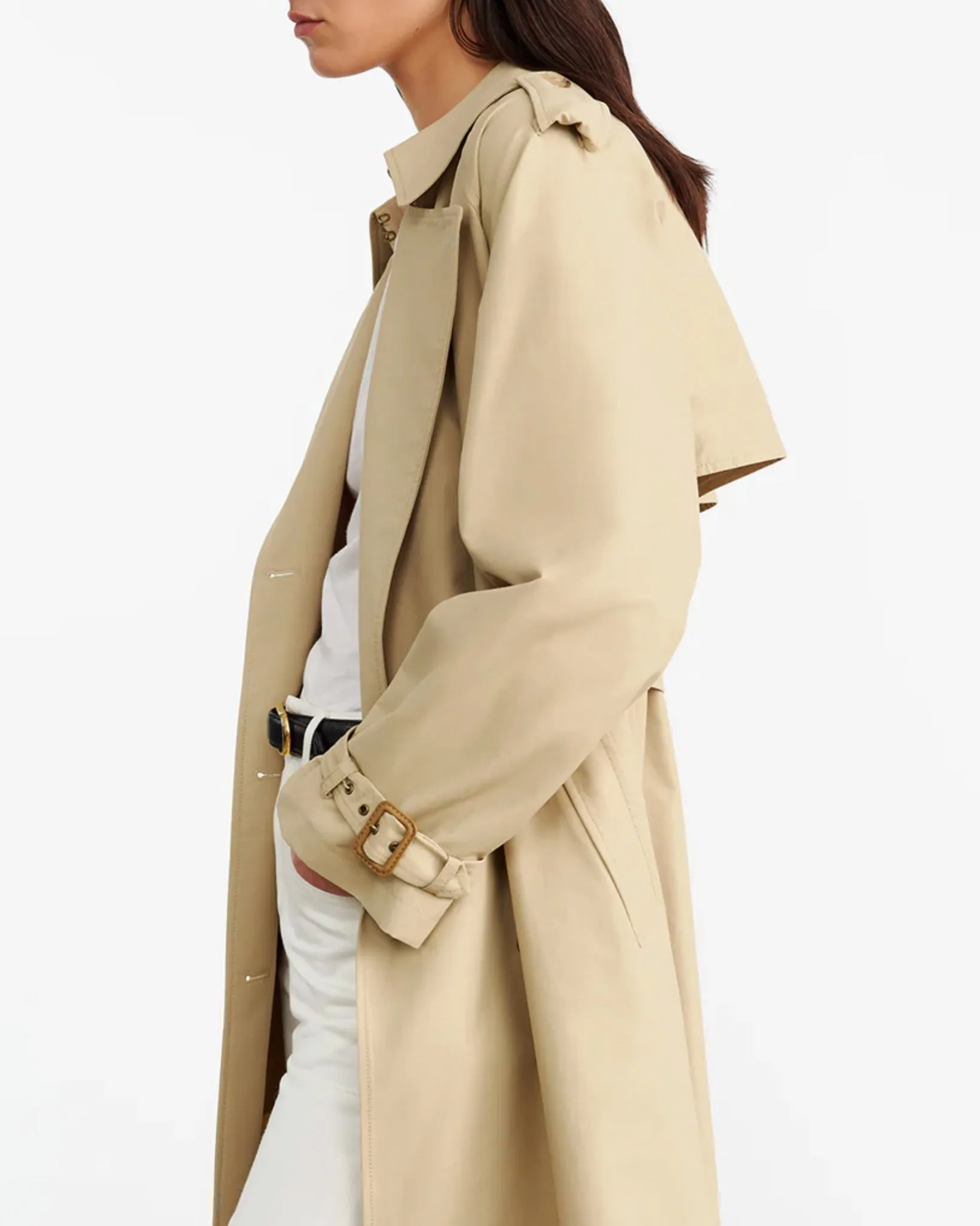 Tanner Trench Coat | Khaki