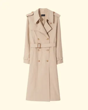 Tanner Trench Coat | Khaki