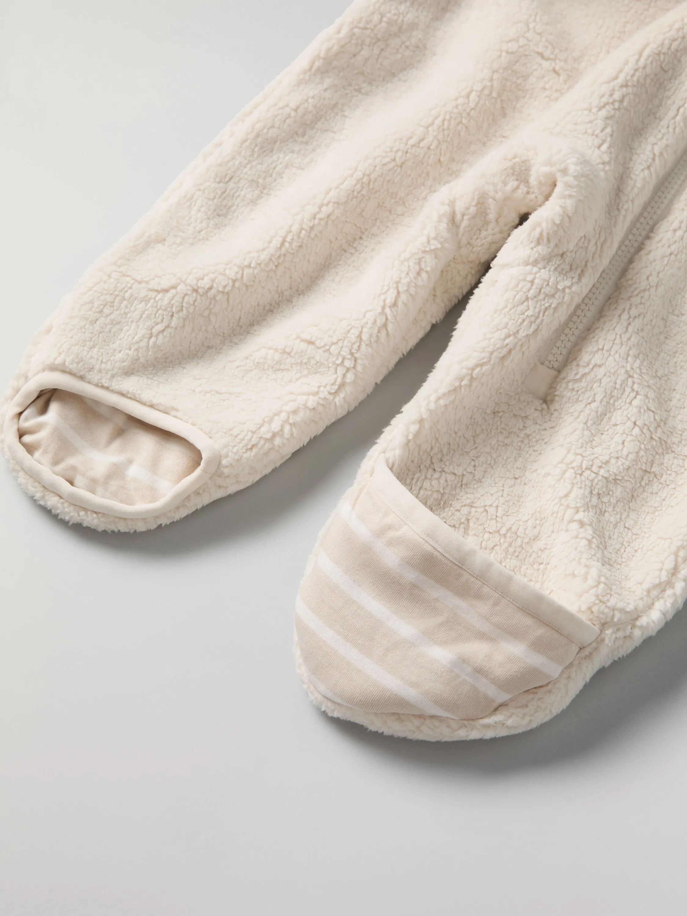 Teddy Fleece Pramsuit