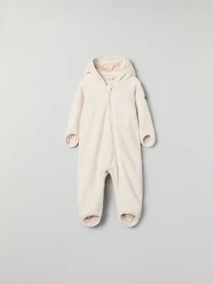Teddy Fleece Pramsuit