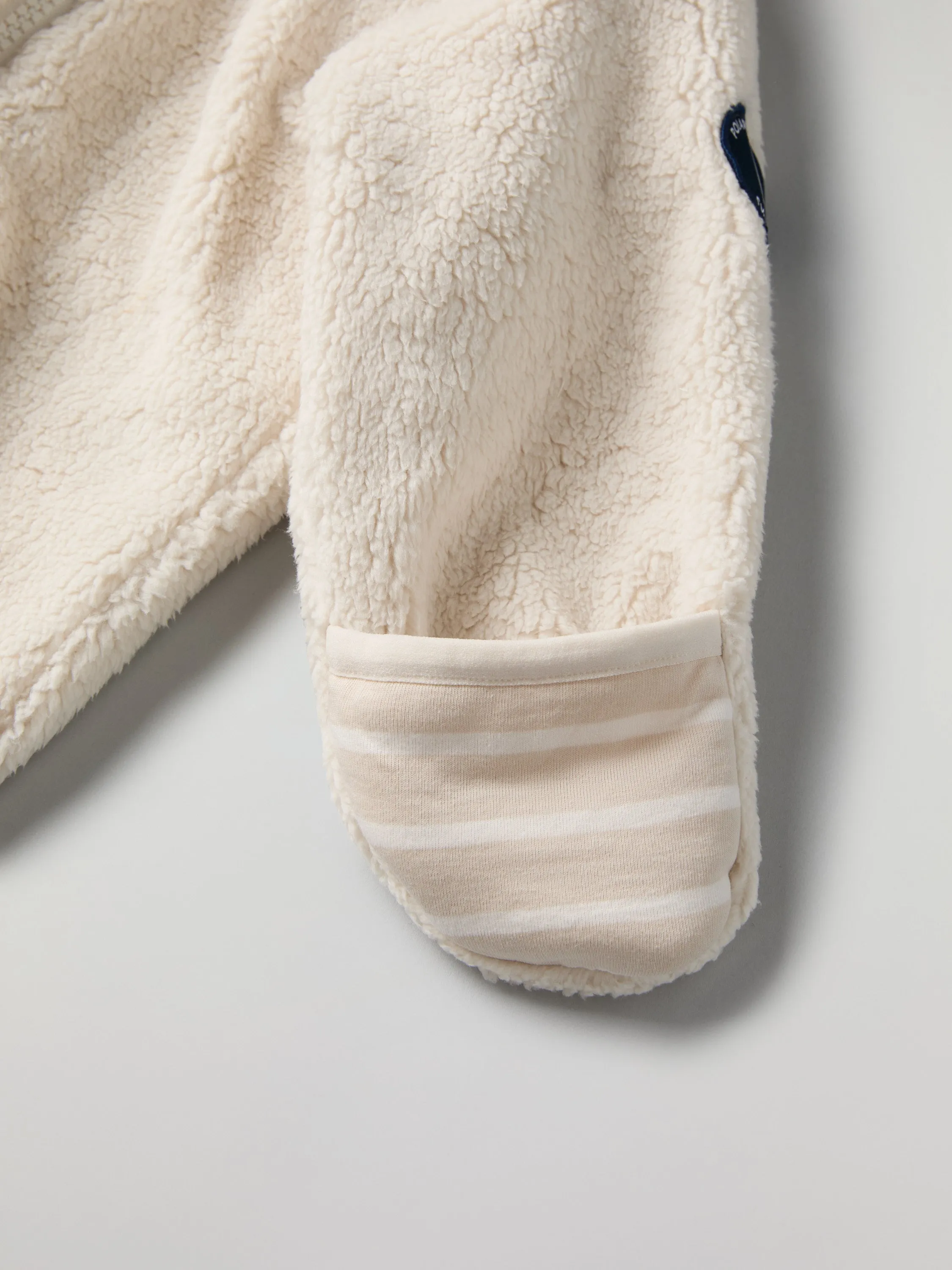 Teddy Fleece Pramsuit