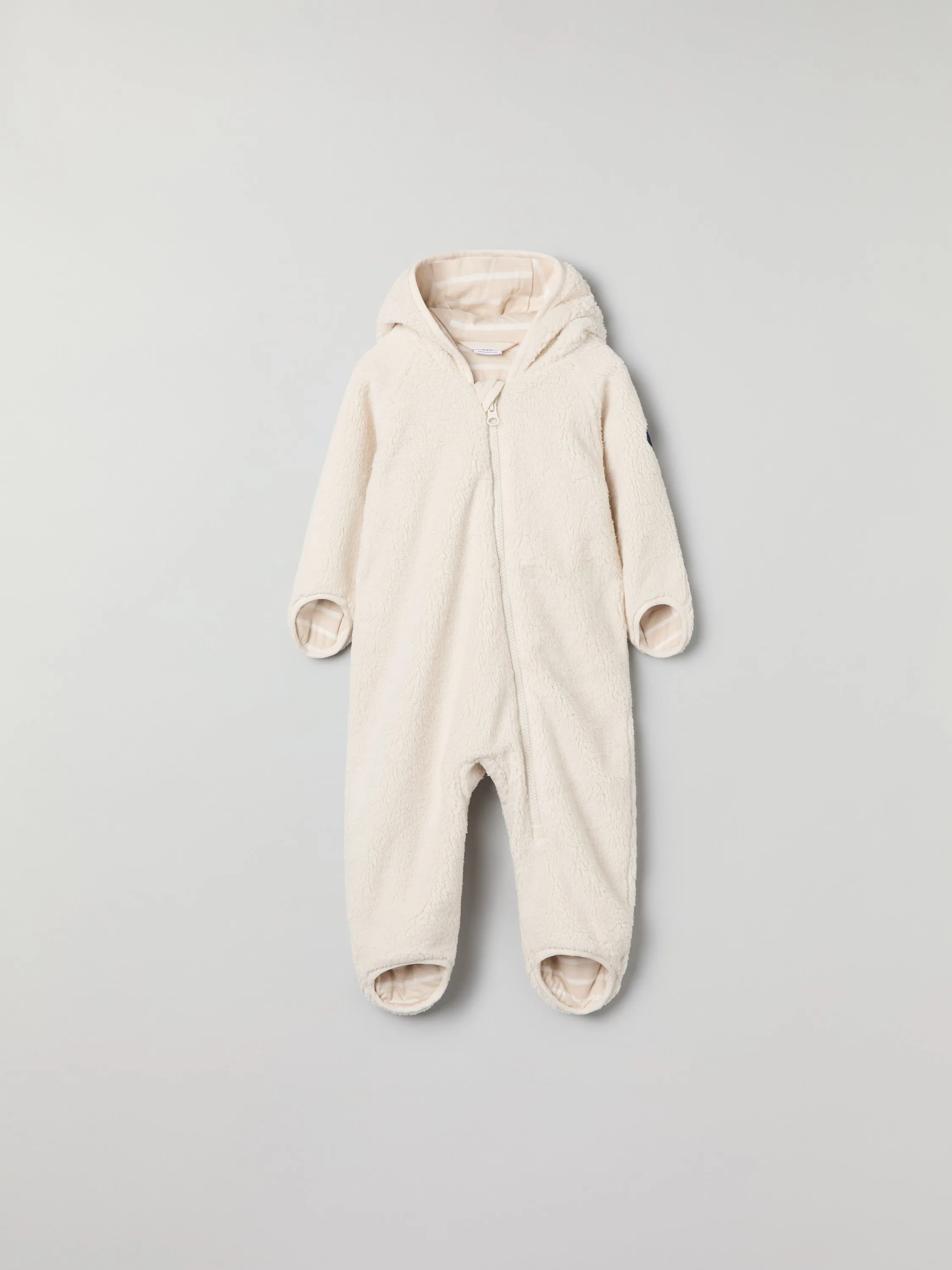 Teddy Fleece Pramsuit