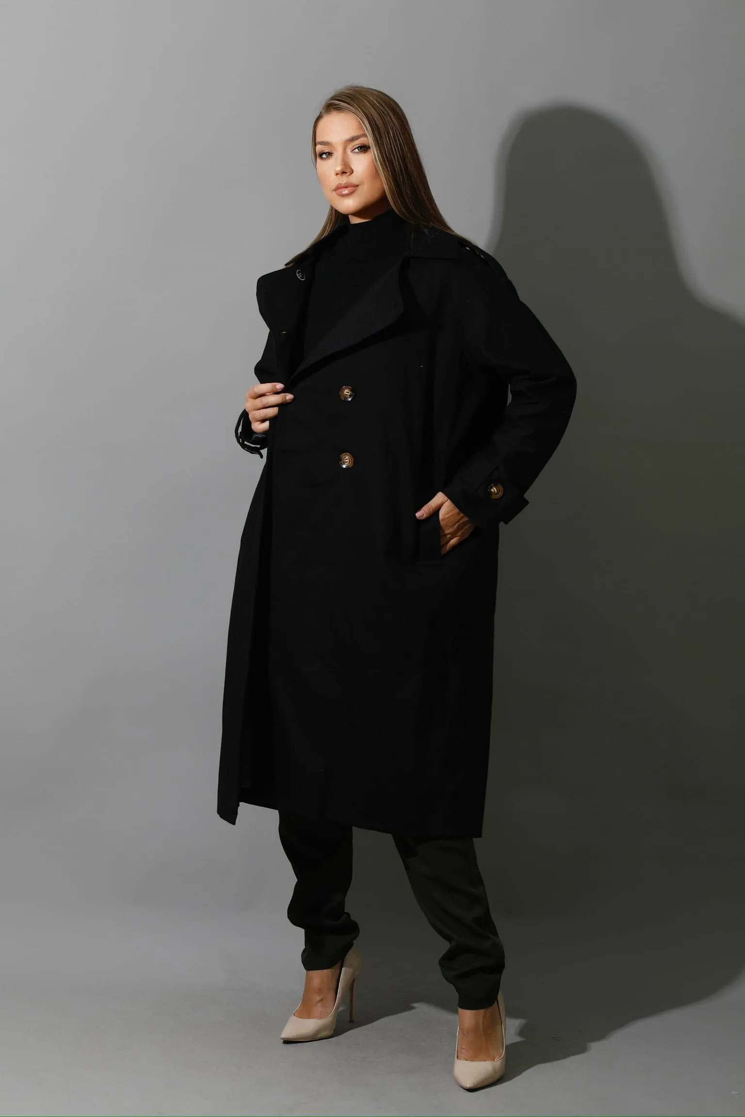 Trench Coat - Black