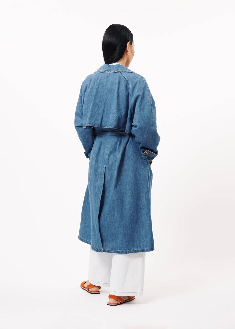 Trench DALY Bleu jean