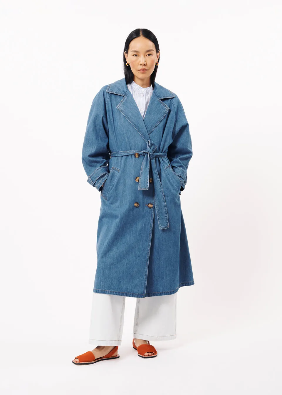 Trench DALY Bleu jean