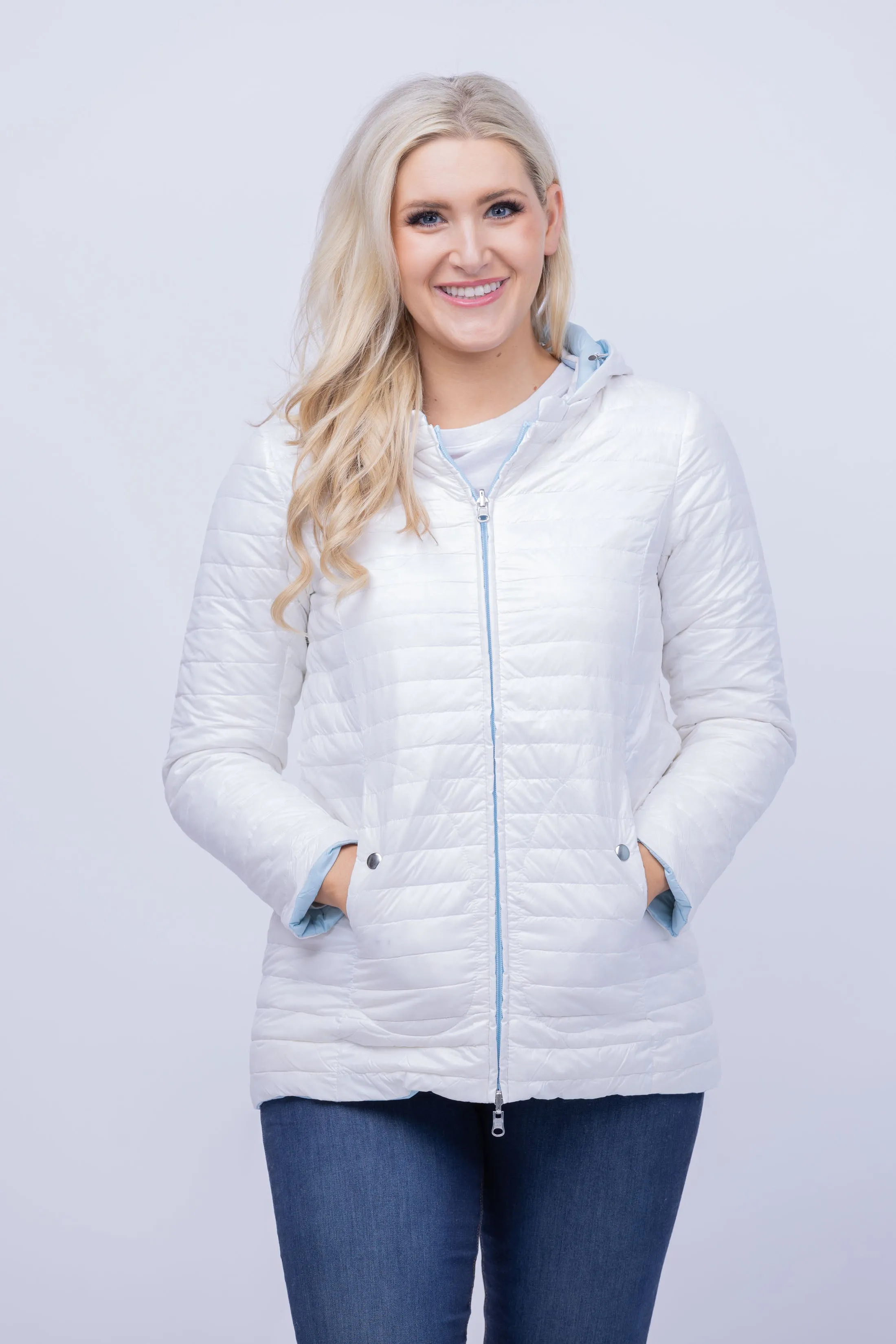 Tyler Boe Martha Reversible Jacket in Mandarin Orange