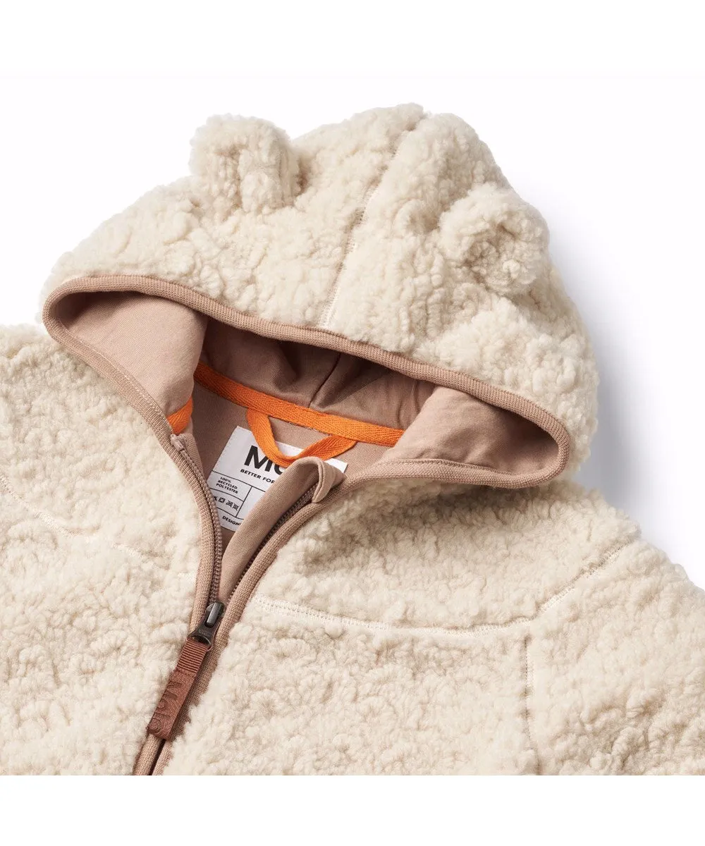 Ummi Fleece Jacket, White Noise