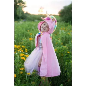 unicorn cape pink size 3-4