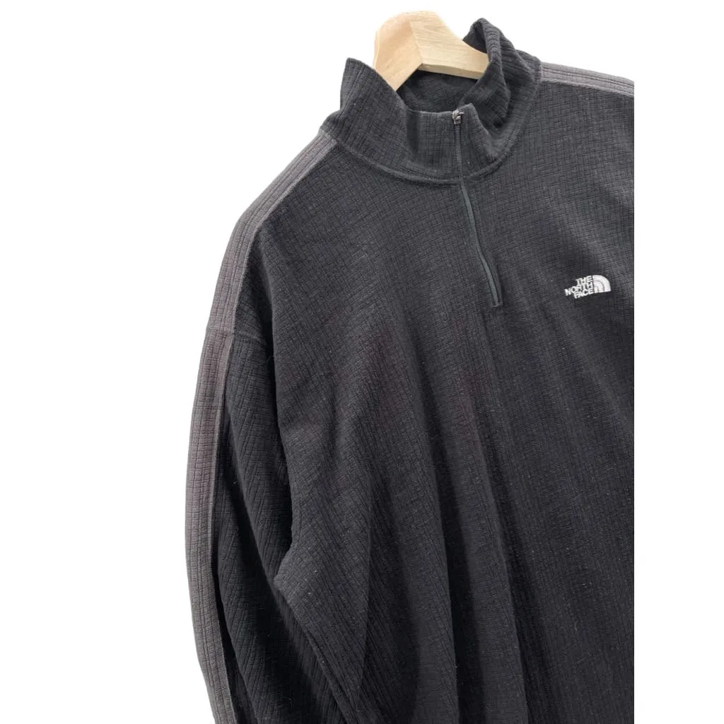 Vintage 1990's The North Face Men's Two-Tone 1/4 Zip Fleece Pullover