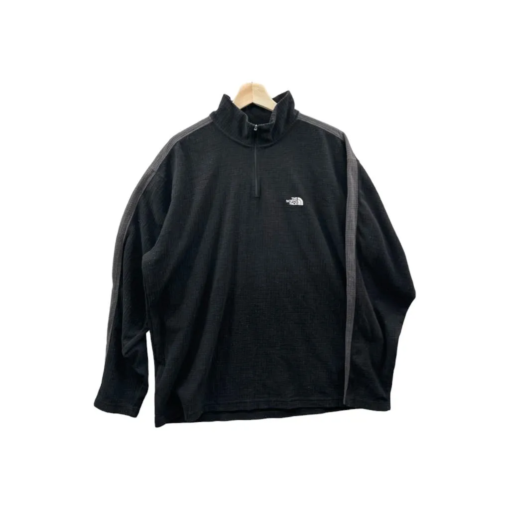 Vintage 1990's The North Face Men's Two-Tone 1/4 Zip Fleece Pullover