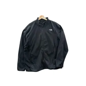 Vintage The North Face Men's Black Full Zip Fleece Jacket (XL)