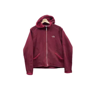 Vintage The North Face Women's Red TKA 200 Full Zip Fleece Jacket