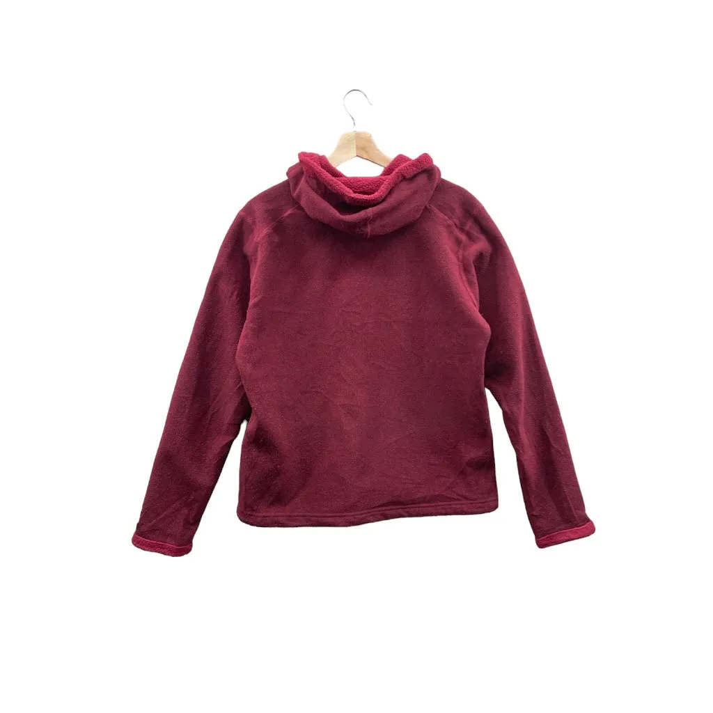 Vintage The North Face Women's Red TKA 200 Full Zip Fleece Jacket
