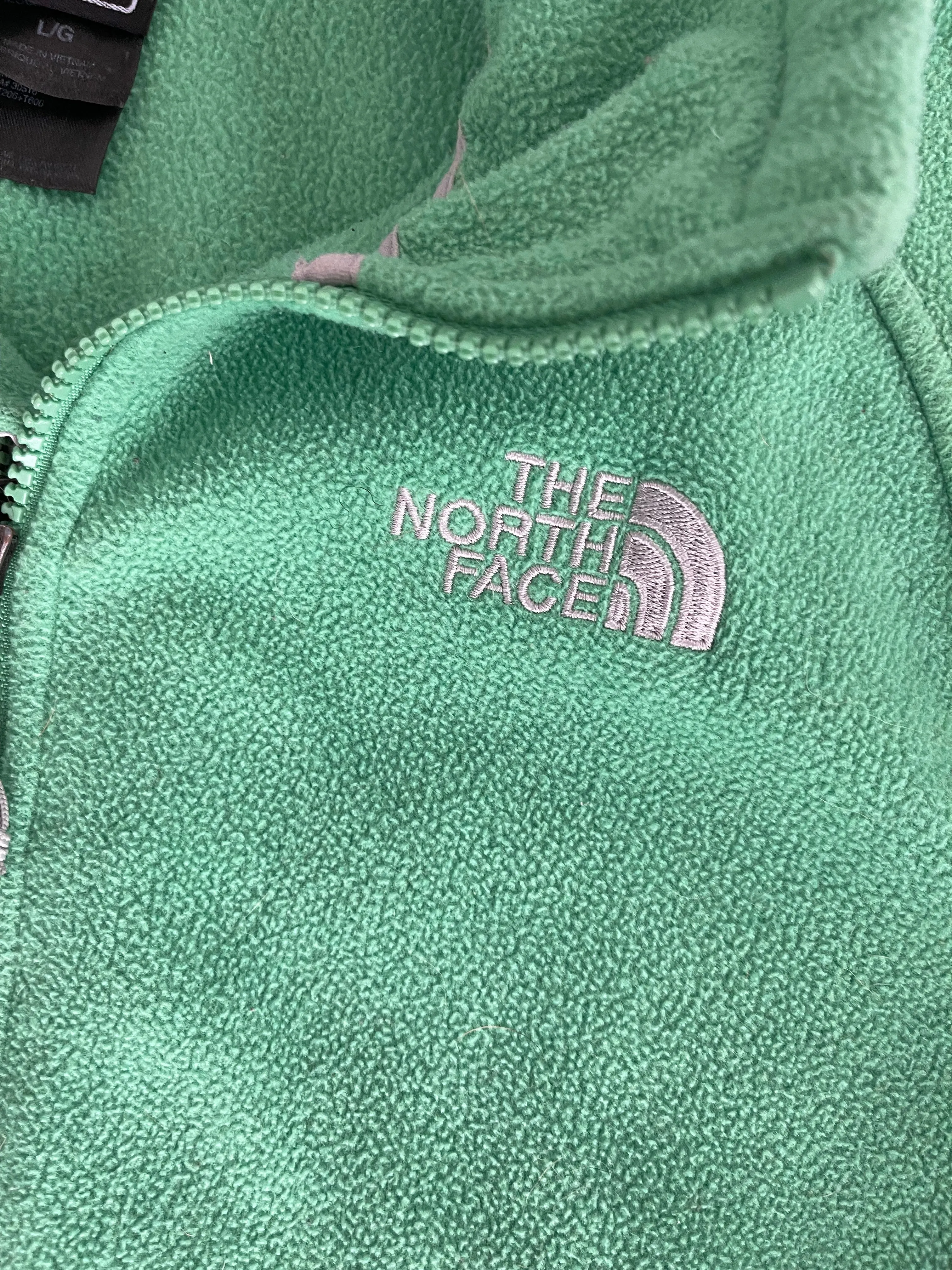 Vintage Womens The North Face Fleece Zip-Up Jacket L