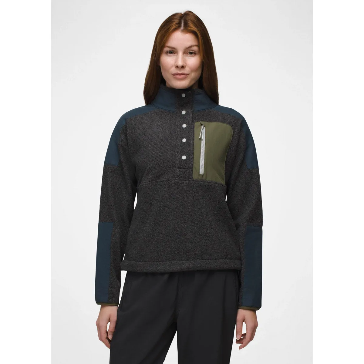 W PrAna Peak Snap Up Fleece