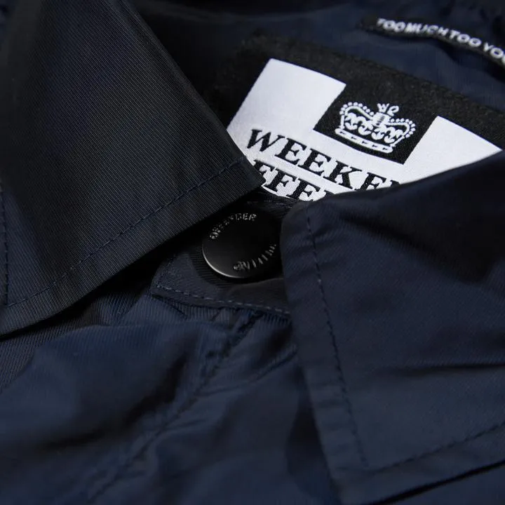 Weekend Offender Guadalajara Overshirt Jacket in Navy