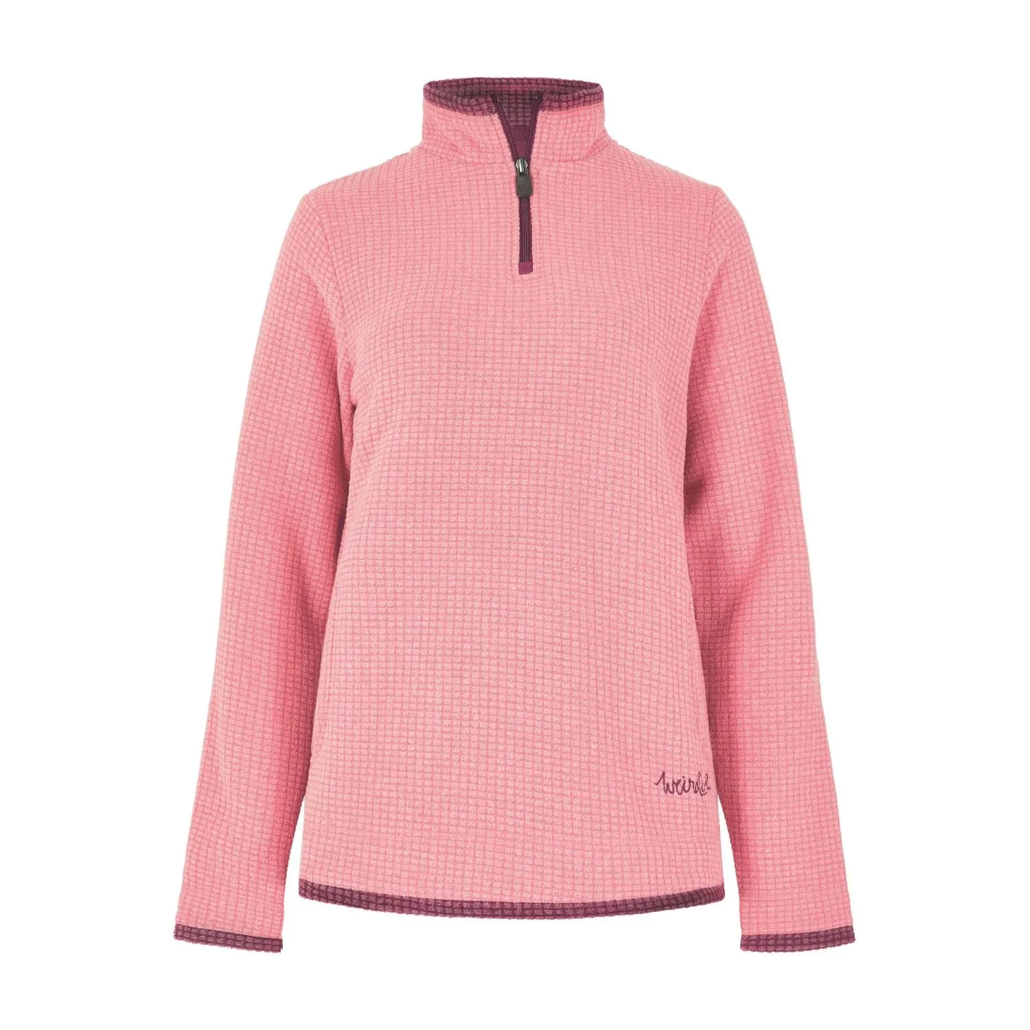 Weird Fish 12 Coral Bey Eco 1/4 Grid Fleece