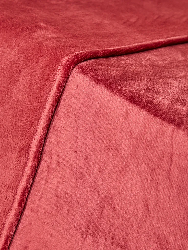 Westside Home Maroon Double Bed Fleece Blanket