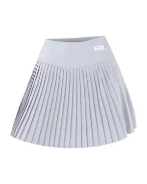 White Long style pleated skirt