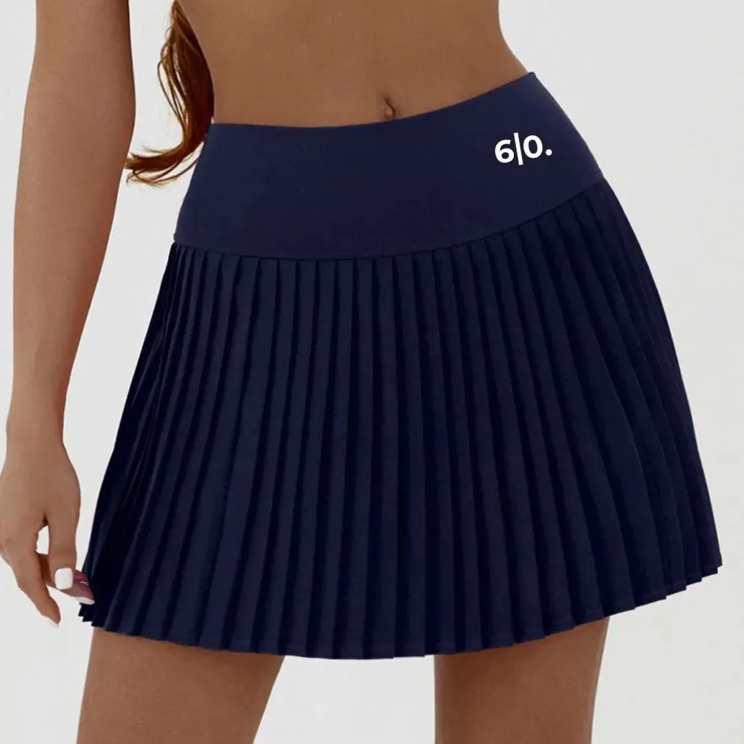White Long style pleated skirt