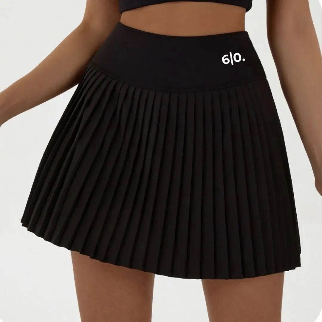 White Long style pleated skirt