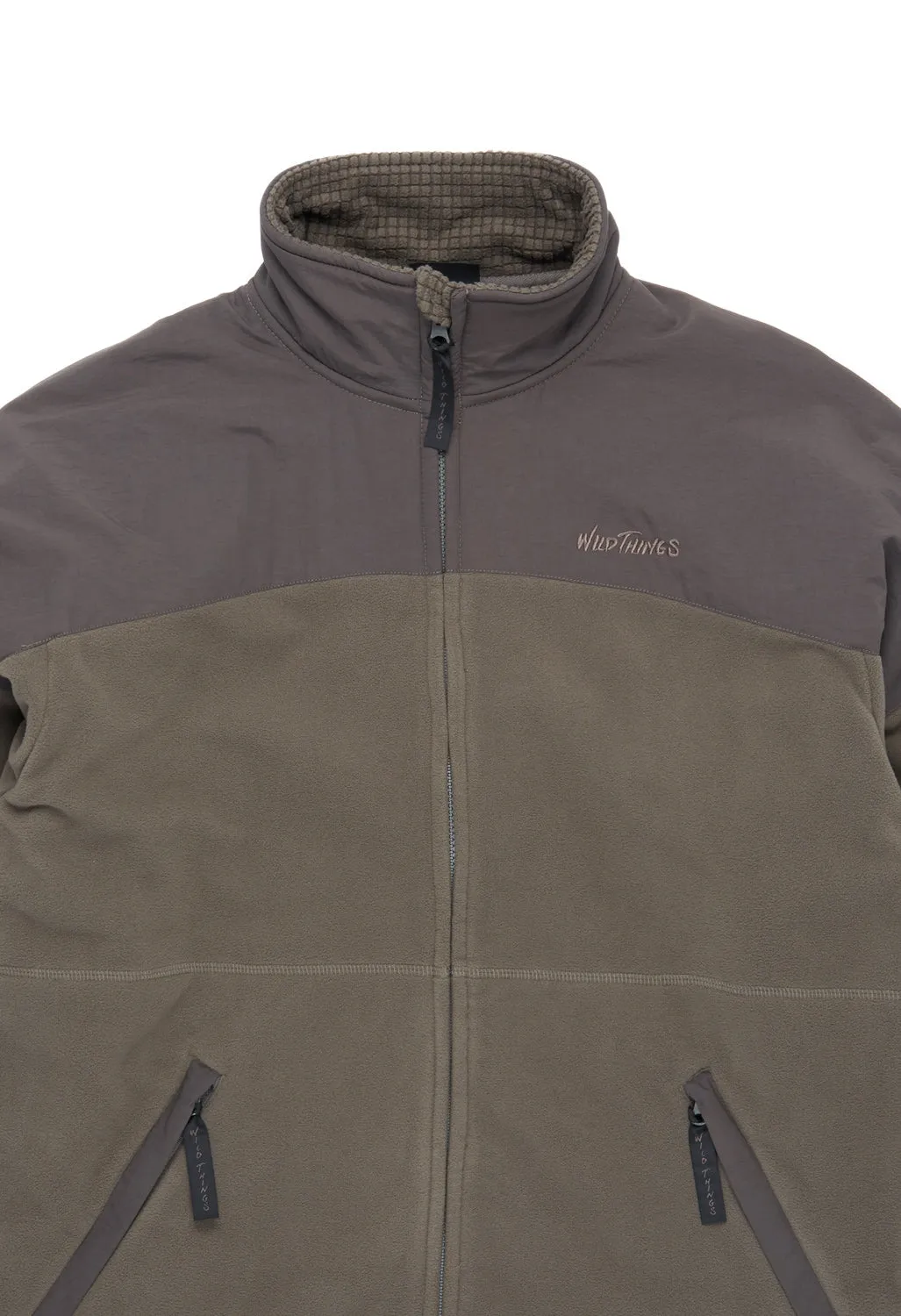 Wild Things Men's Polartec Zip Jacket - Grey