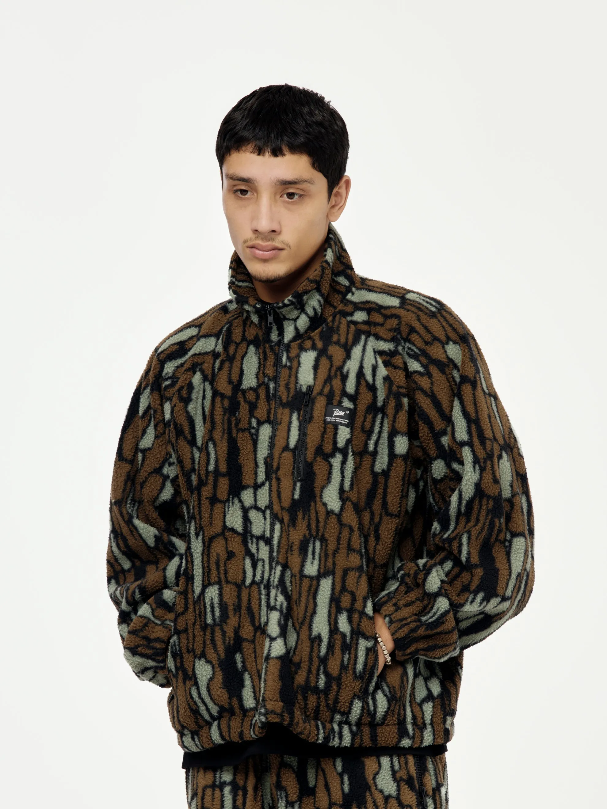 Woodie Fleece Jacket (Slate Black)