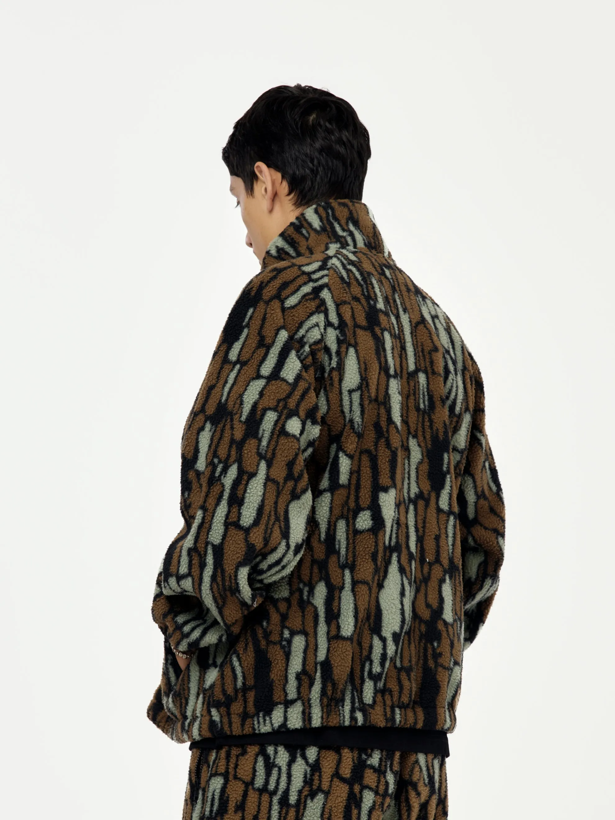 Woodie Fleece Jacket (Slate Black)