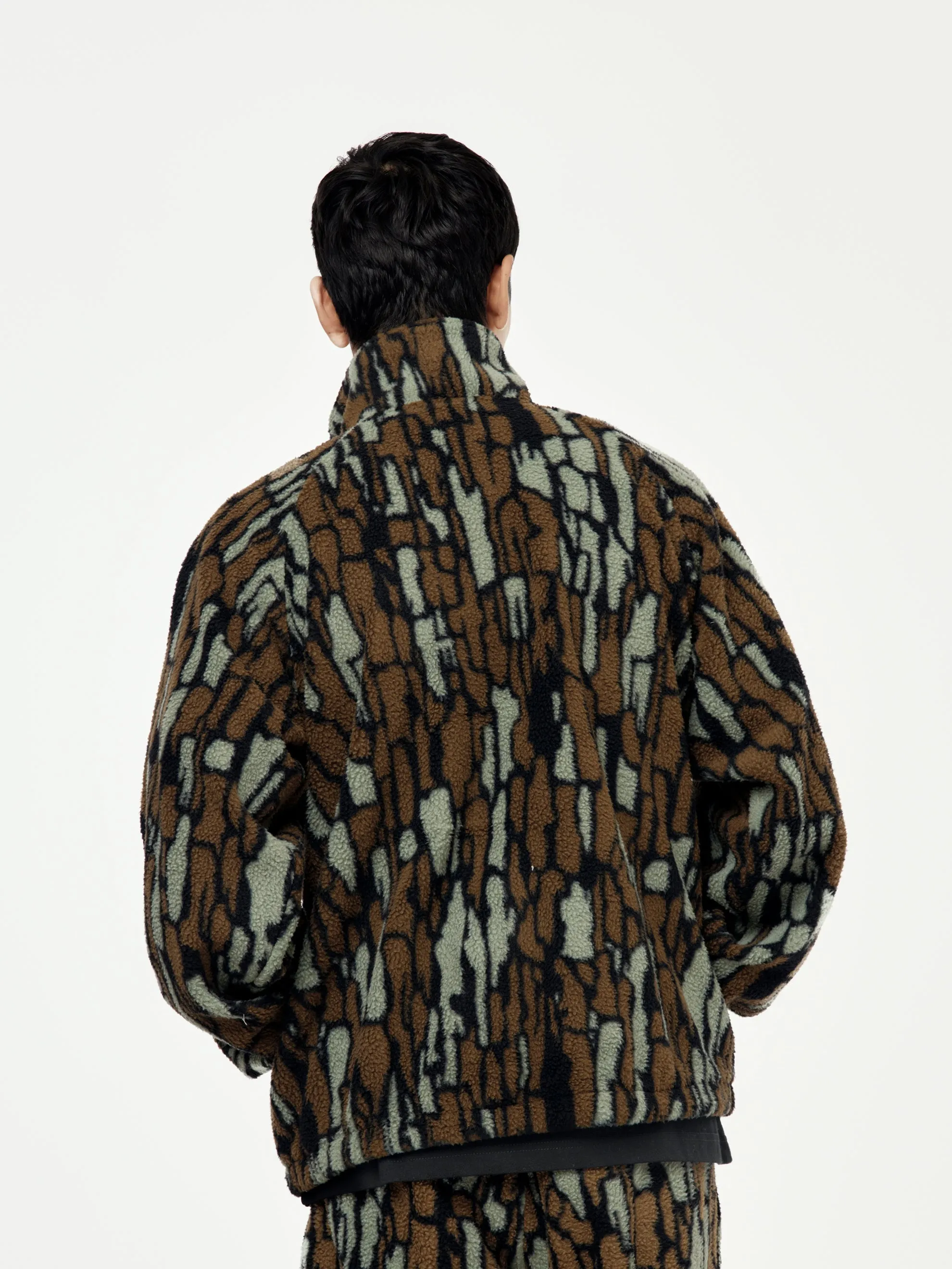 Woodie Fleece Jacket (Slate Black)