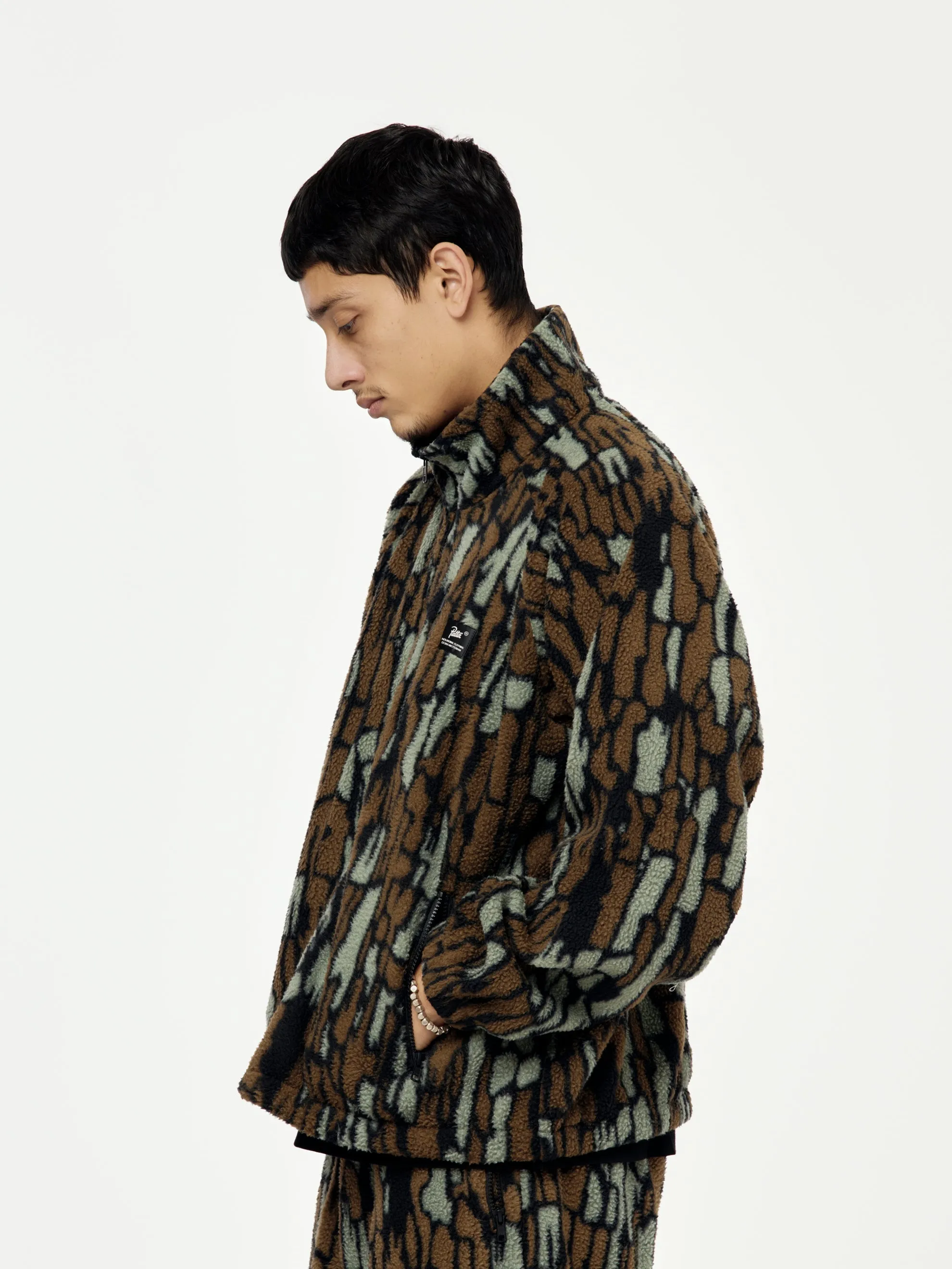Woodie Fleece Jacket (Slate Black)