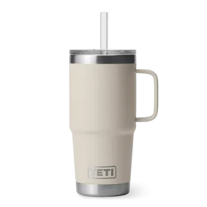 Yeti Rambler 25 Oz Straw Mug Cape Taupe