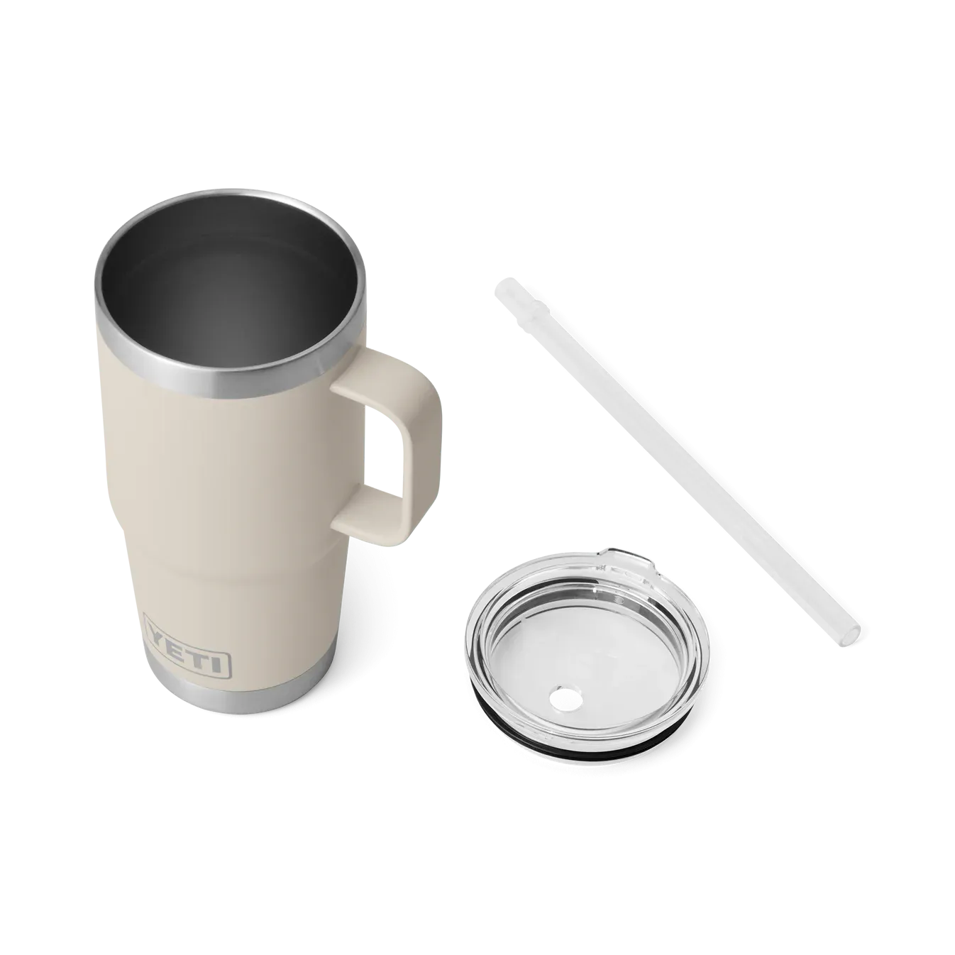Yeti Rambler 25 Oz Straw Mug Cape Taupe