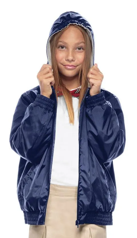 Youth Unisex Zip Front Bomber Jacket